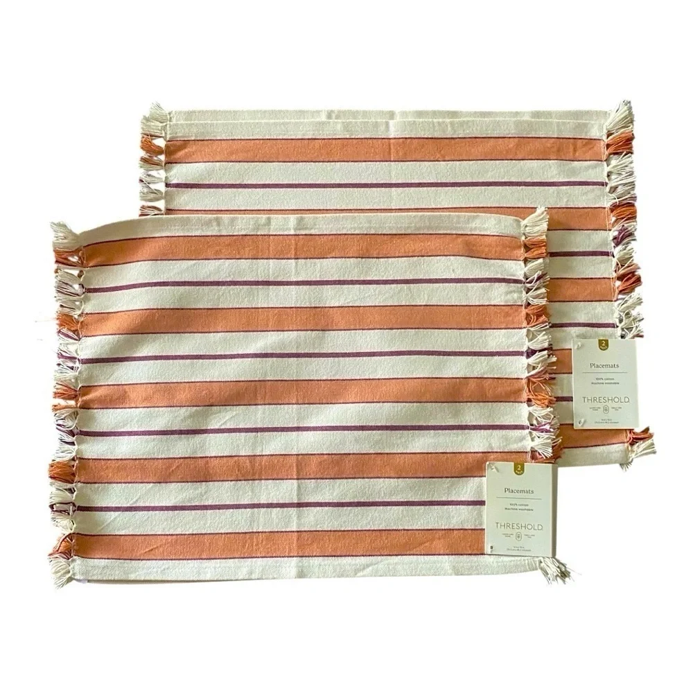 NWT-THRESHOLD-SET OF 4 PLACEMATS